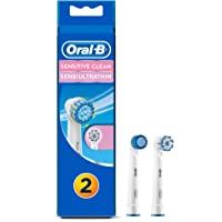 Los mejores  - Oral-B - Pack de 2 cabezales para cepillos de dientes recargables - Sensitive Clean EBS17